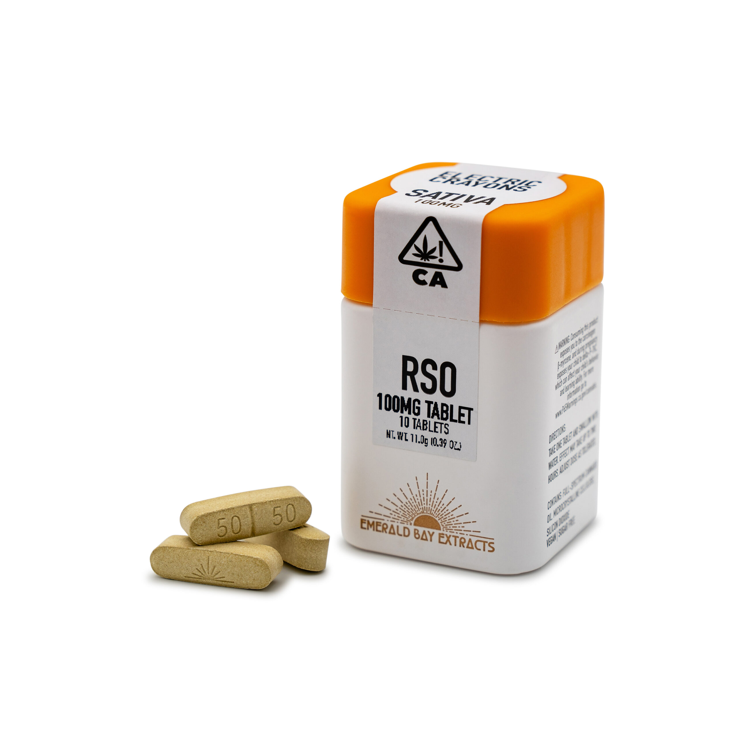 EMERALD BAY | SATIVA | MANDARIN MIMOSA  | 100MG | 10PK | 1000MG | TABLET