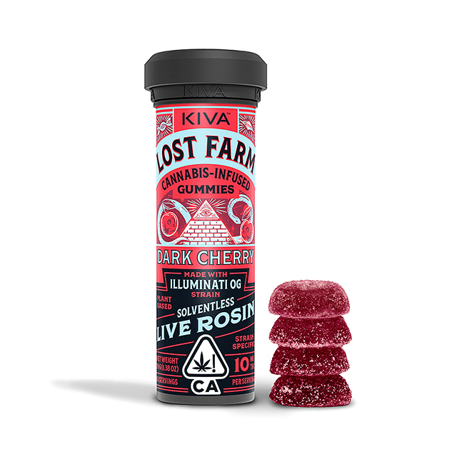 LOST FARM | GUMMY | DARK CHERRY ILLUMINATI OG | 100MG | SOLVENTLESS
