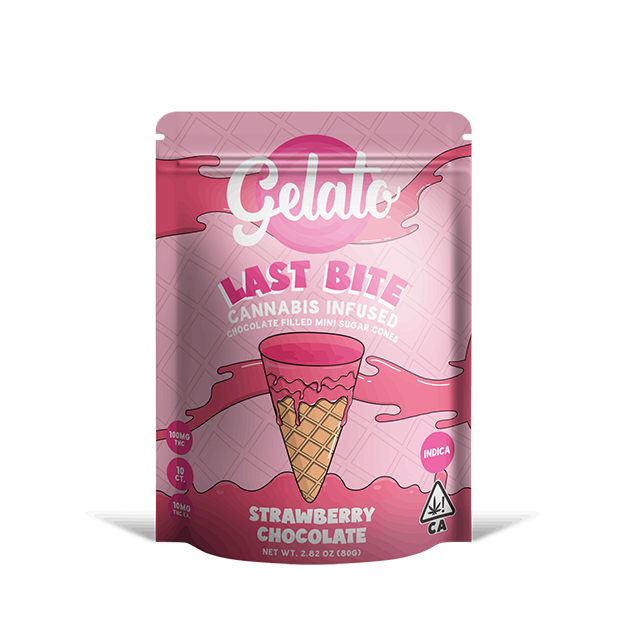 GELATO | LAST BITE | STRAWBERRY CHOCOLATE | 100MG
