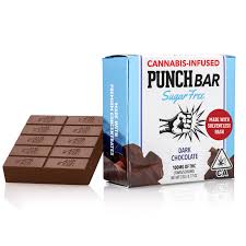 PUNCH EDIBLES | SUGAR FREE | BAR | DARK CHOCOLATE | 100MG | SOLVENTLESS