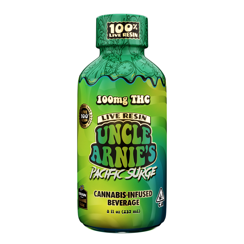 UNCLE ARNIES | PACIFIC SURGE | 100MG | LIVE RESIN | 8OZ