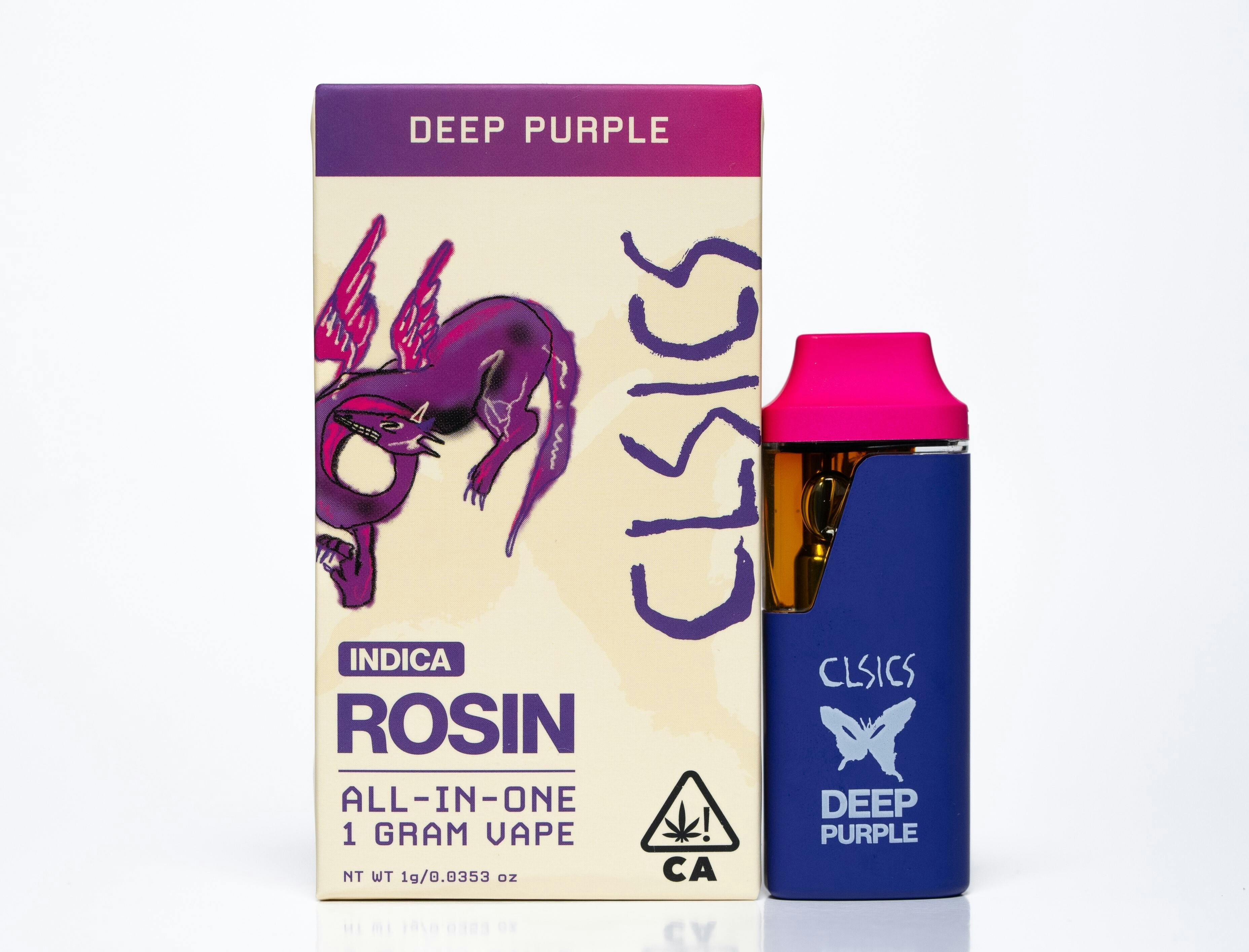 CLSICS | DEEP PURPLE | 1G | LIVE ROSIN | AIO