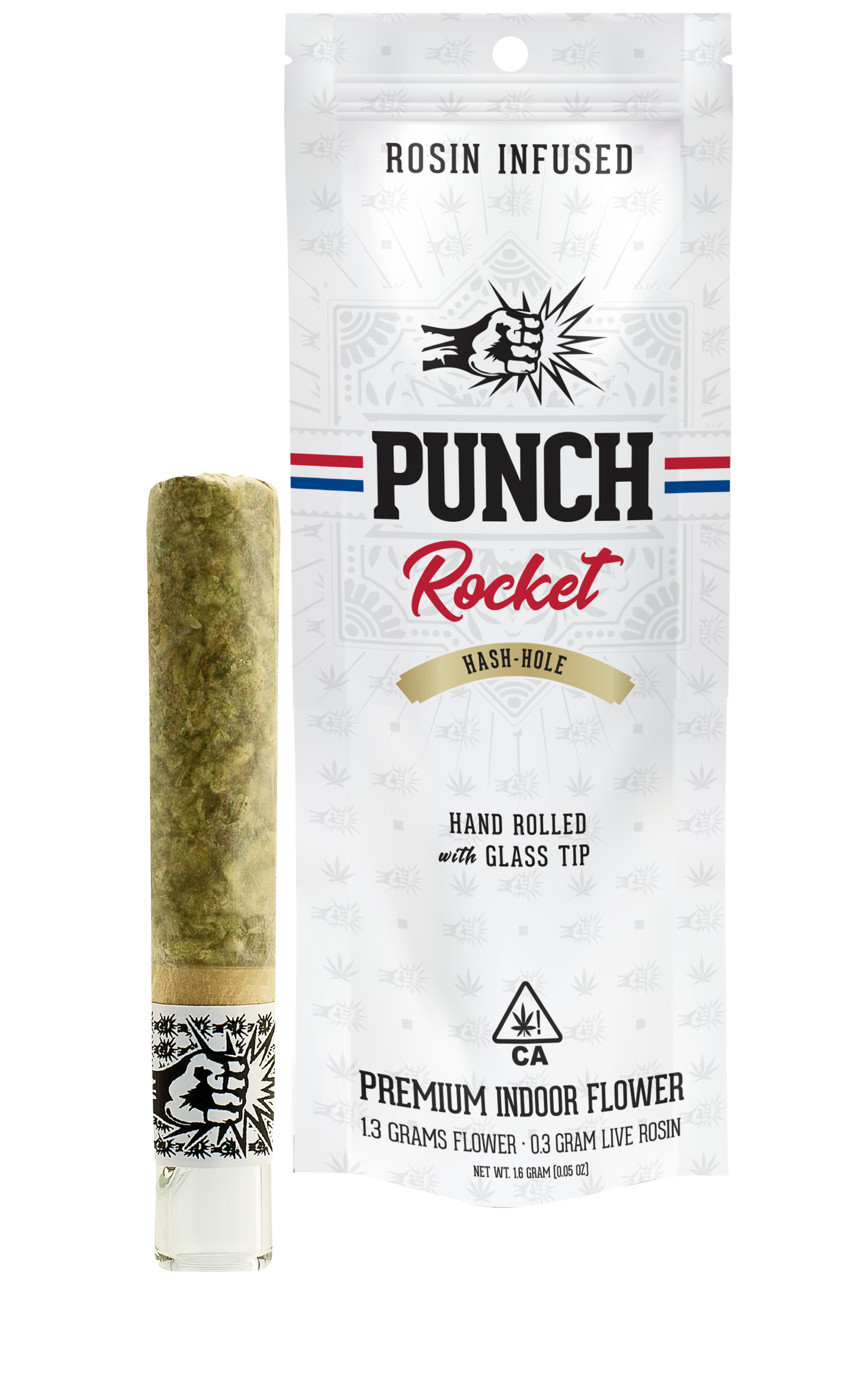 PUNCH | ROCKET | GUSH MINTS X CREAM AND SUGAR | 1.6G | ROSIN INFUSED | PRE ROLL