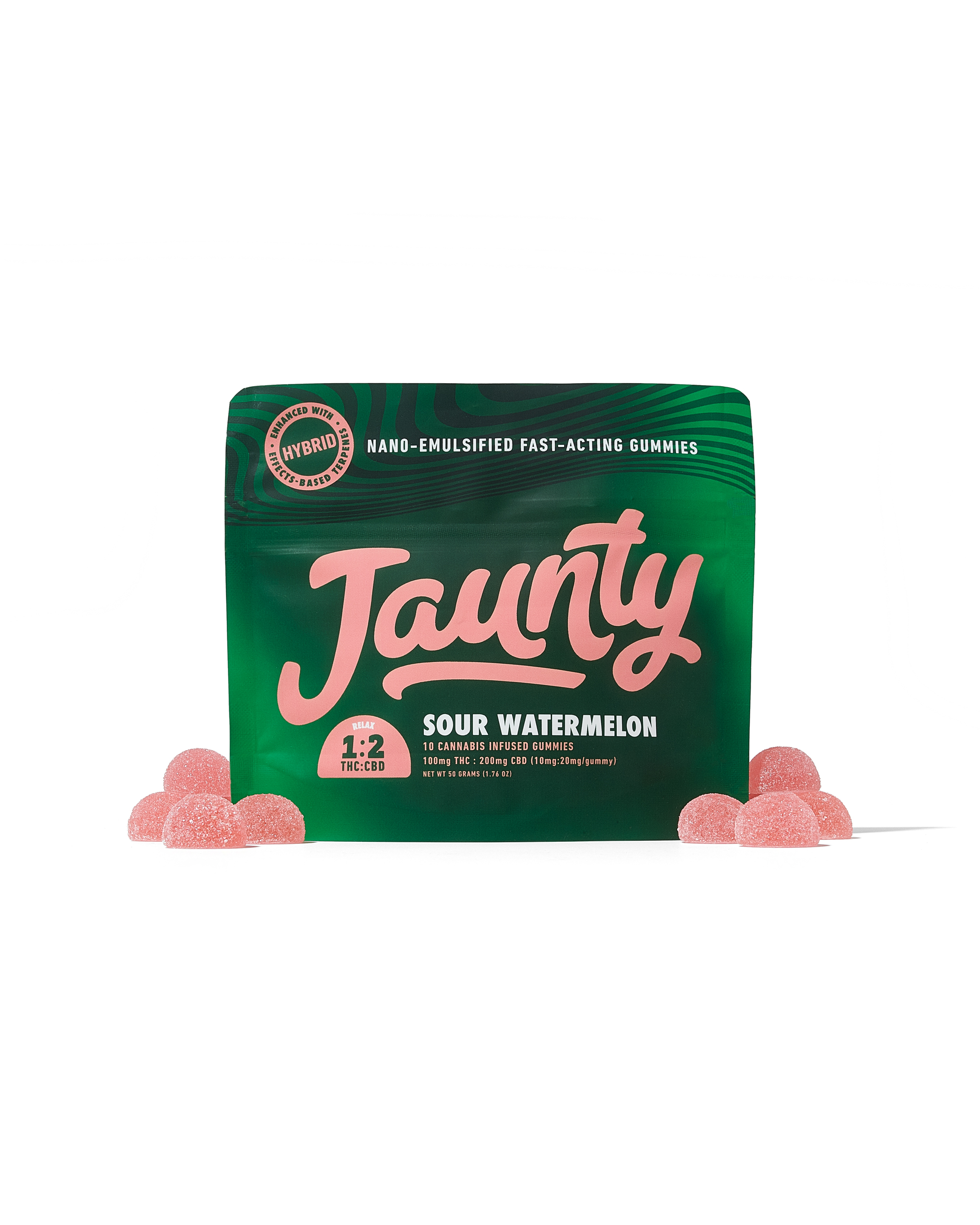 Jaunty | Sour Watermelon | Edible | 100mg | 10Pk