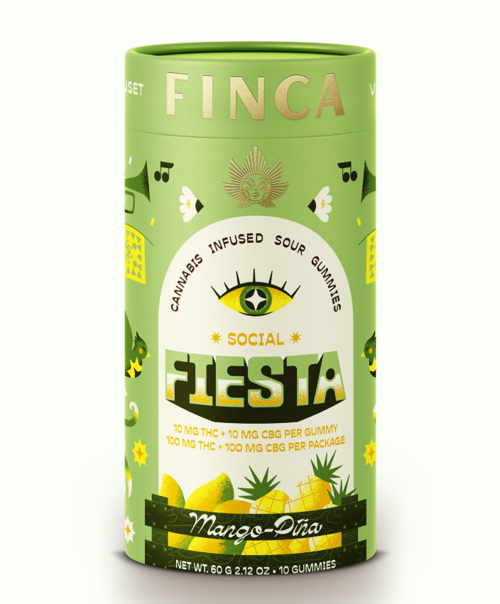 Fiesta Mango Pina | Social Gummy - 100mg (10Packs)