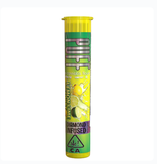 Puff | Diamond Infused | Pre-Roll | Lemon Lime Twist | 1g - 1 g
