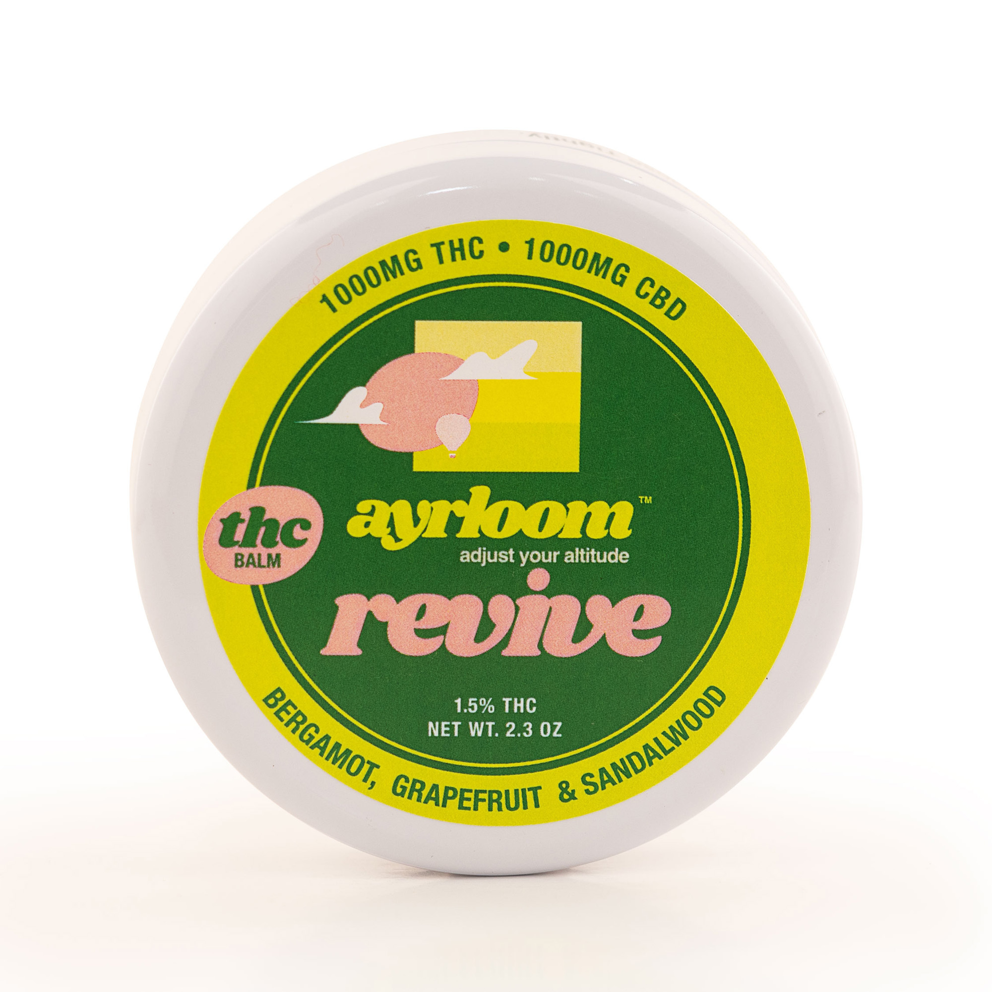 AYRLOOM | Revive 1:1 - 1,000mg THC : 1000mg CBD Balm - 1000 mg