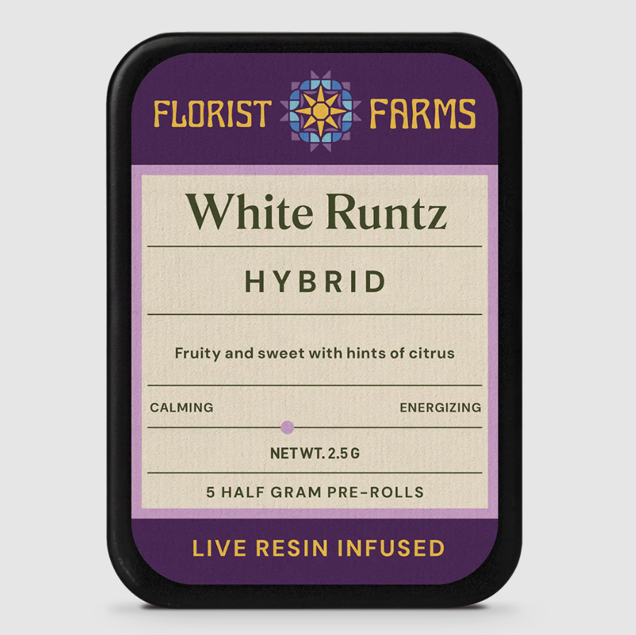 White Runtz | Live Resin Infused - 2.5G (5 Pack)