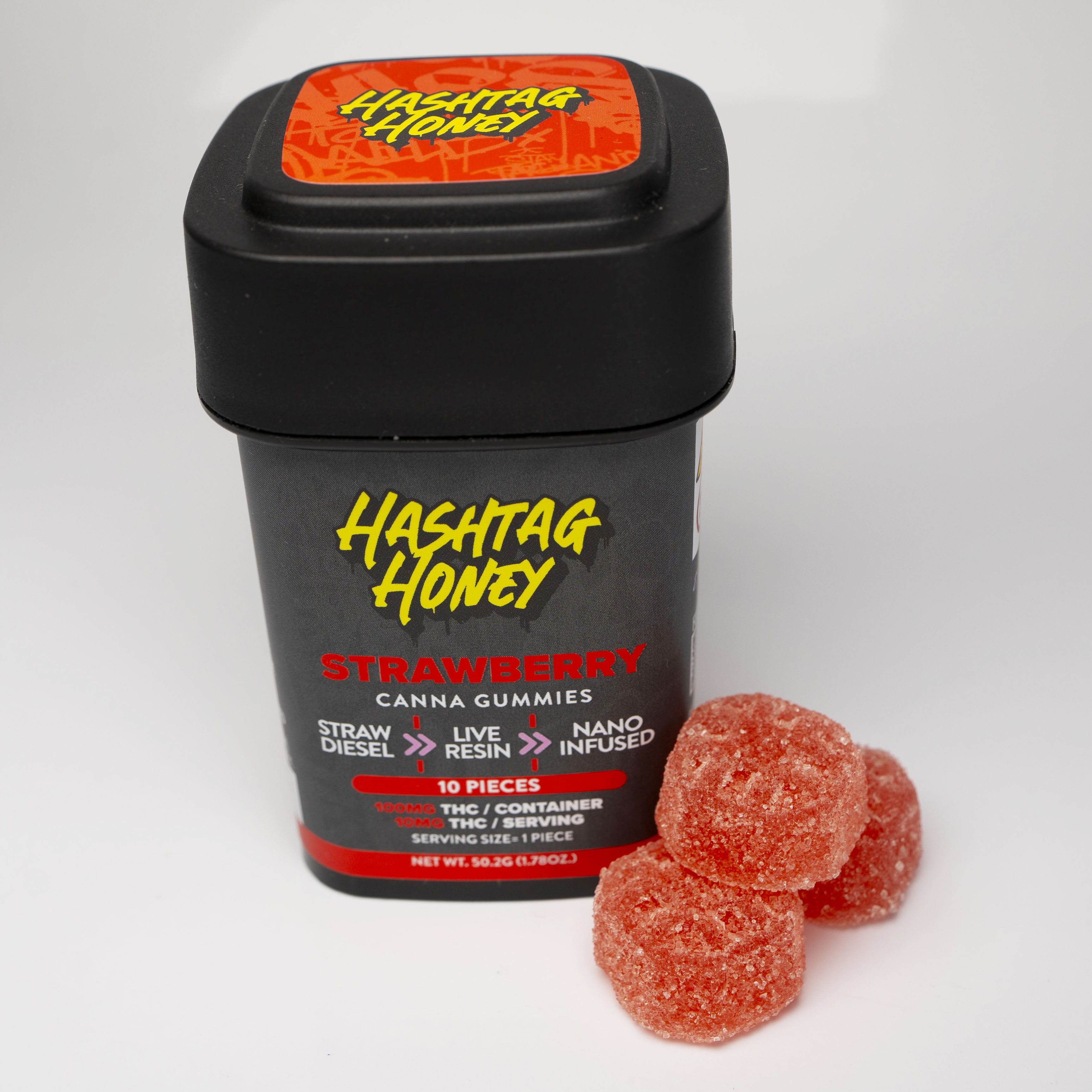 Strawberry | Gummy - 100 mg - 10 Pack