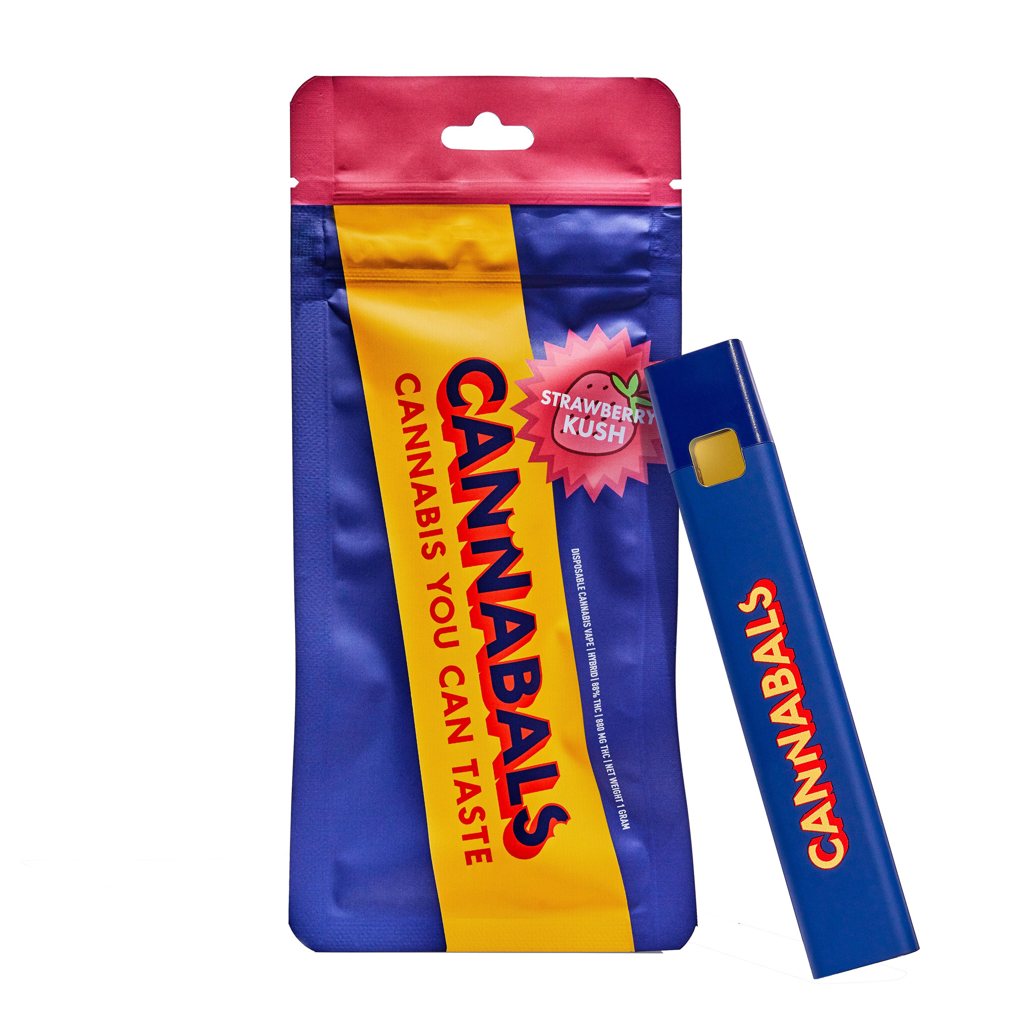 CANNABALS VAPE | STRAWBERRY KUSH | vape | 1G - 1 g