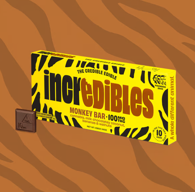 Incredibles Chocolate | Monkey Bar | Edible - 100 mg