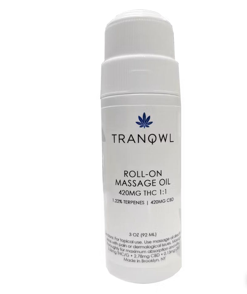 TRANQWL | ROLL-ON Massage Oil | 500 MG- 1:2:1
