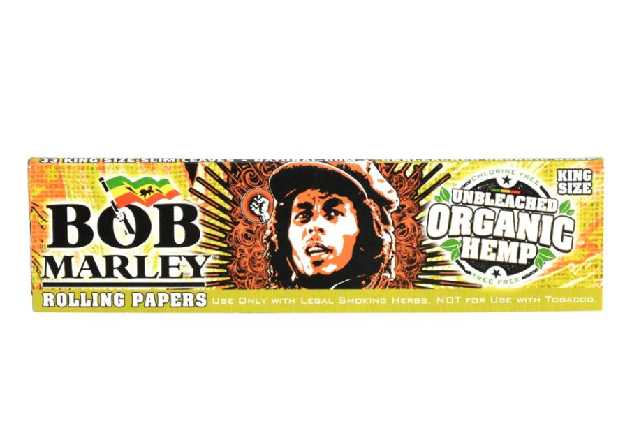 BOB MARLEY ORGANIC HEMP KING SIZE ROLLING PAPER - One Size