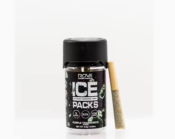 Rove I Purple Trainwreck | Hash Diamond Rosin Pre-roll - 2.5g (5 Pack)