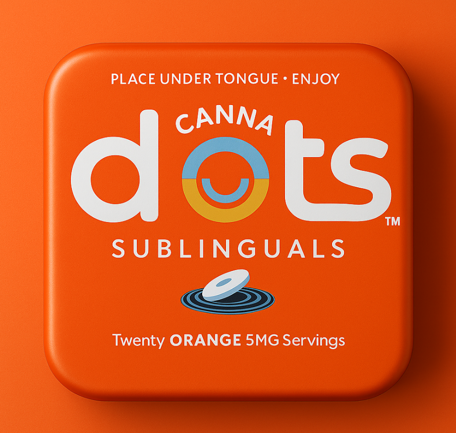 Orange | 5mg THC Sublingual Dots | 20 Dots