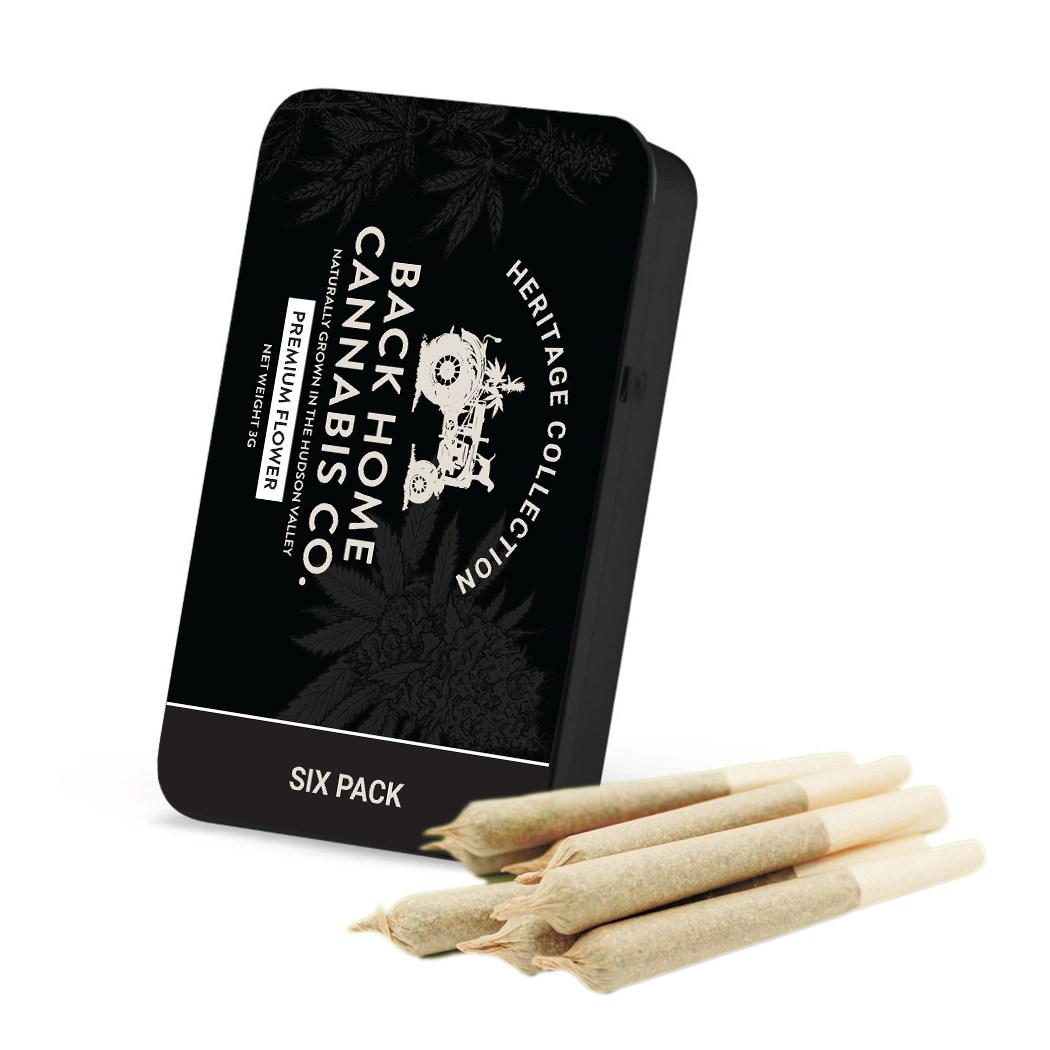 Back Home Cannabis Co. | White Widow | Pre-Roll | 6 Pack - 3 g