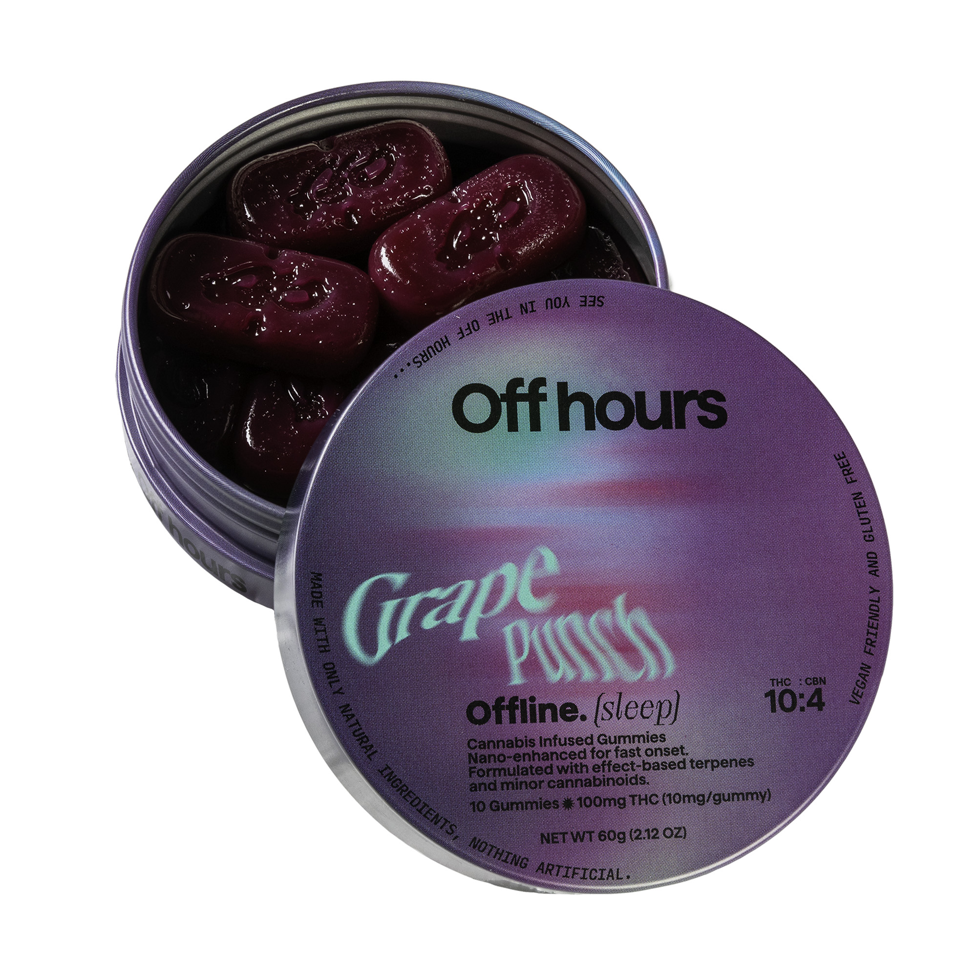 Grape Punch "Offline" | Edible - 100mg  (10 Pack)