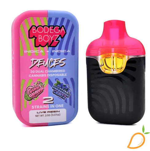 Bodega Boyz | Pink Guava X Blueberry Certz | Dual Chamber AIO - 2 g