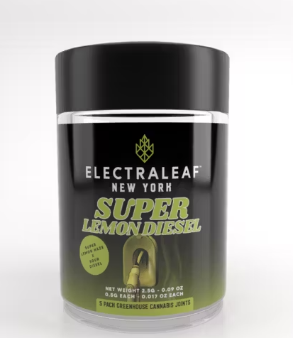 Electraleaf NY | Super Lemon Diesel | Pre-roll -  2.5g (5 Pack)