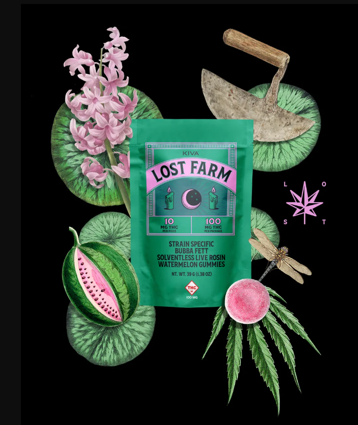 Watermelon | Live Rosin Gummies -100mg (10 Pack)