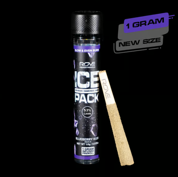 Rove | BlueBerry Kush | (Rosin, Diamond, Hash Infused) - 1 g