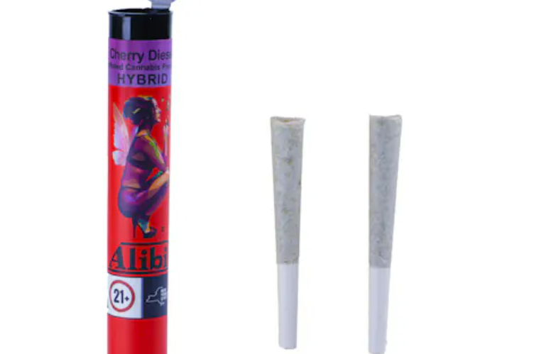 Alibi | Cherry Diesel | Infused Pre-roll - 1g (2pk)