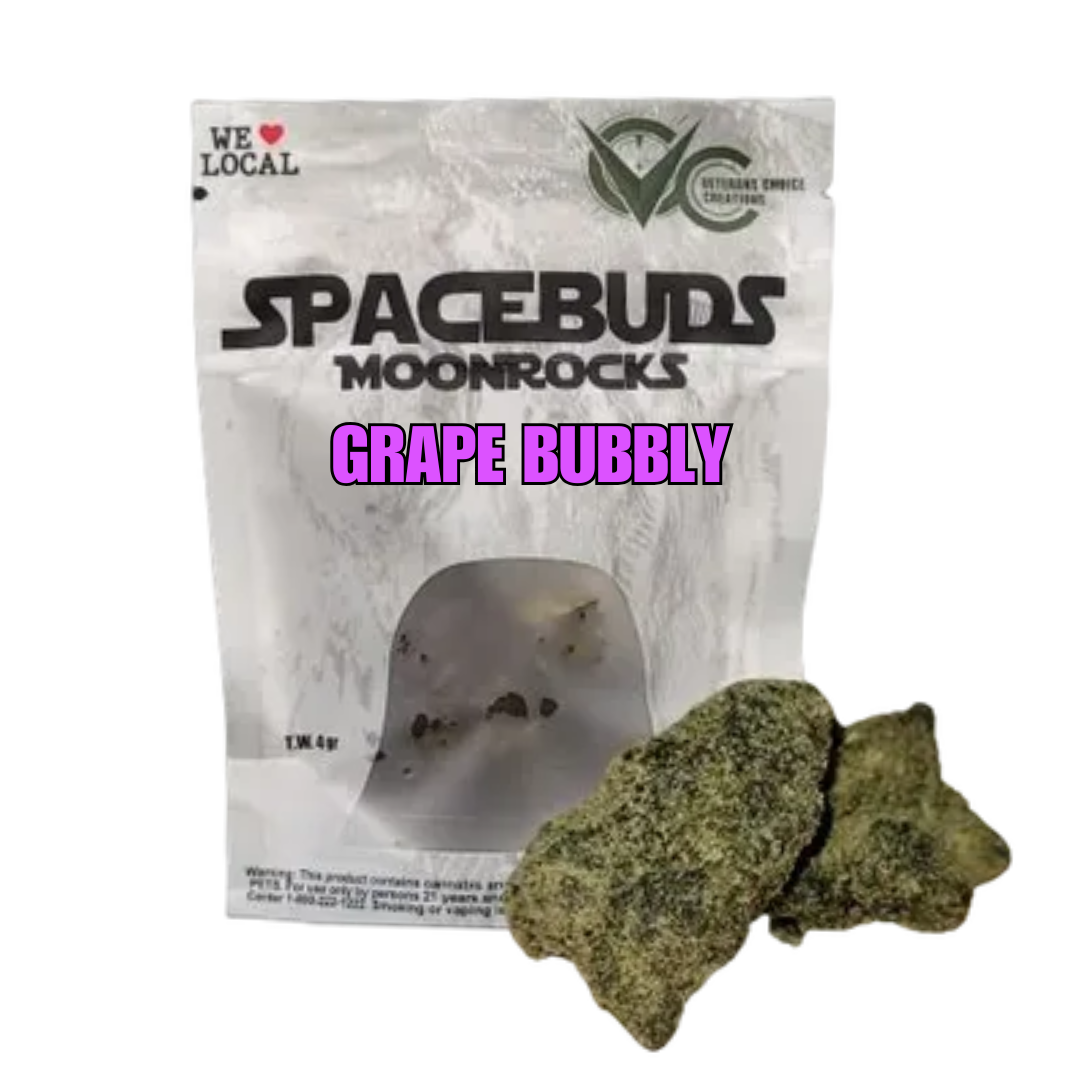 SpaceBuds MoonRocks | Grape Bubbly | Infused Flower - 4 g