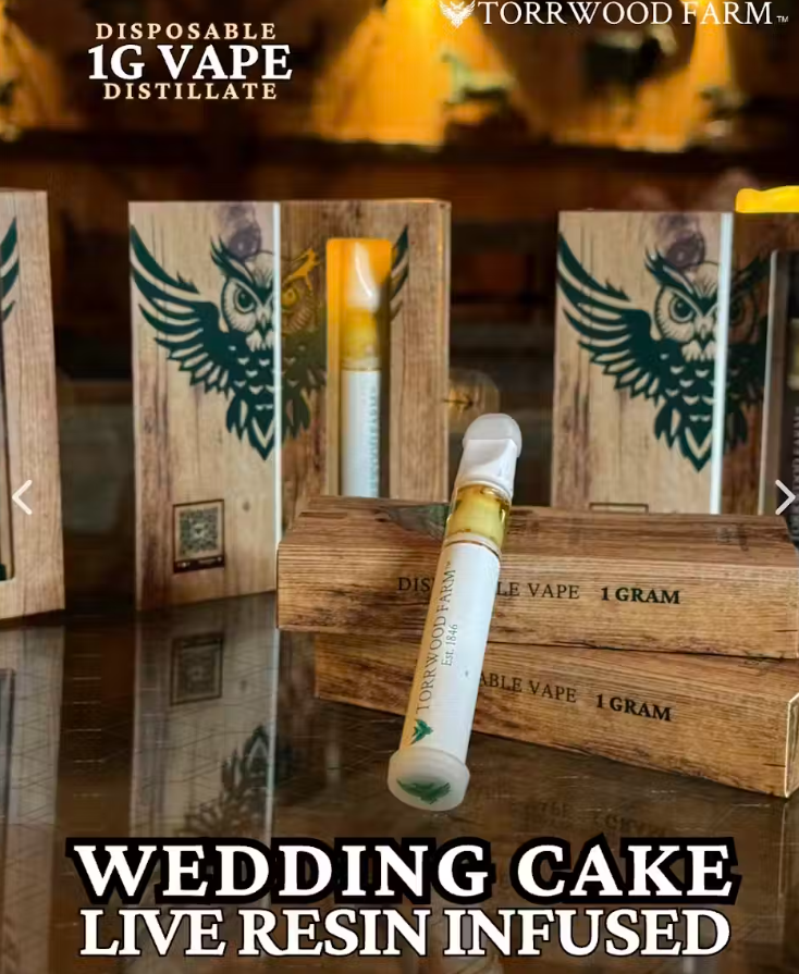 Torrwood Farm | Wedding Cake | Live Resin Vape - 1 g