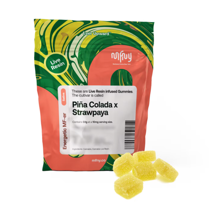 Pina Colada x Strawpaya | Live Resin  Edible - 100 mg