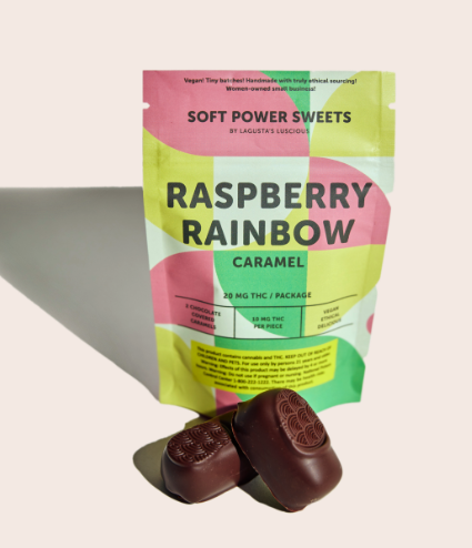 Soft Power Sweets | Raspberry Rainbow - 20 mg - 2 Pack