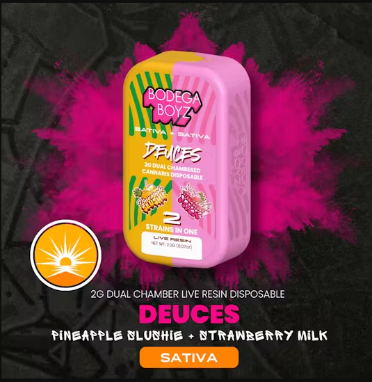 Bodega Boyz | Pineapple Slushie X Strawberry Milk | Dual Chamber AIO - 2 g