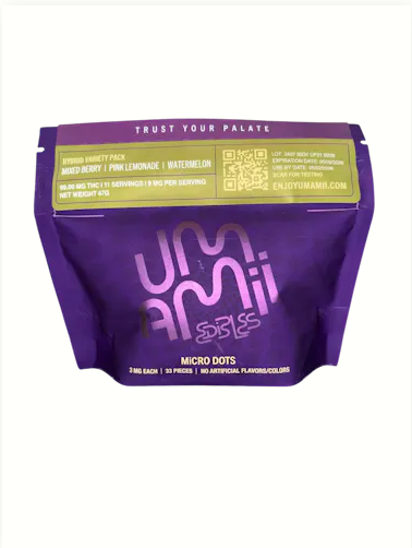 UMAMII | Mixed Berry X Pink Lemonade X Watermelon | Gummy - 99mg (3mg each)