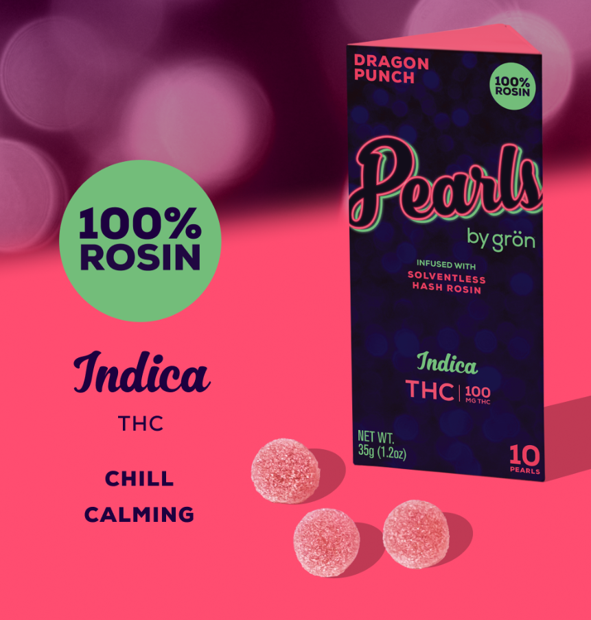 PEARLS |  Dragon Punch  | Rosin Gummy - 100 mg - 10 Pack