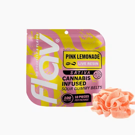 Flav - Candy - Belt - 1 00mg - Live Resin - Pink Lemonade - Sativa - 18 mg