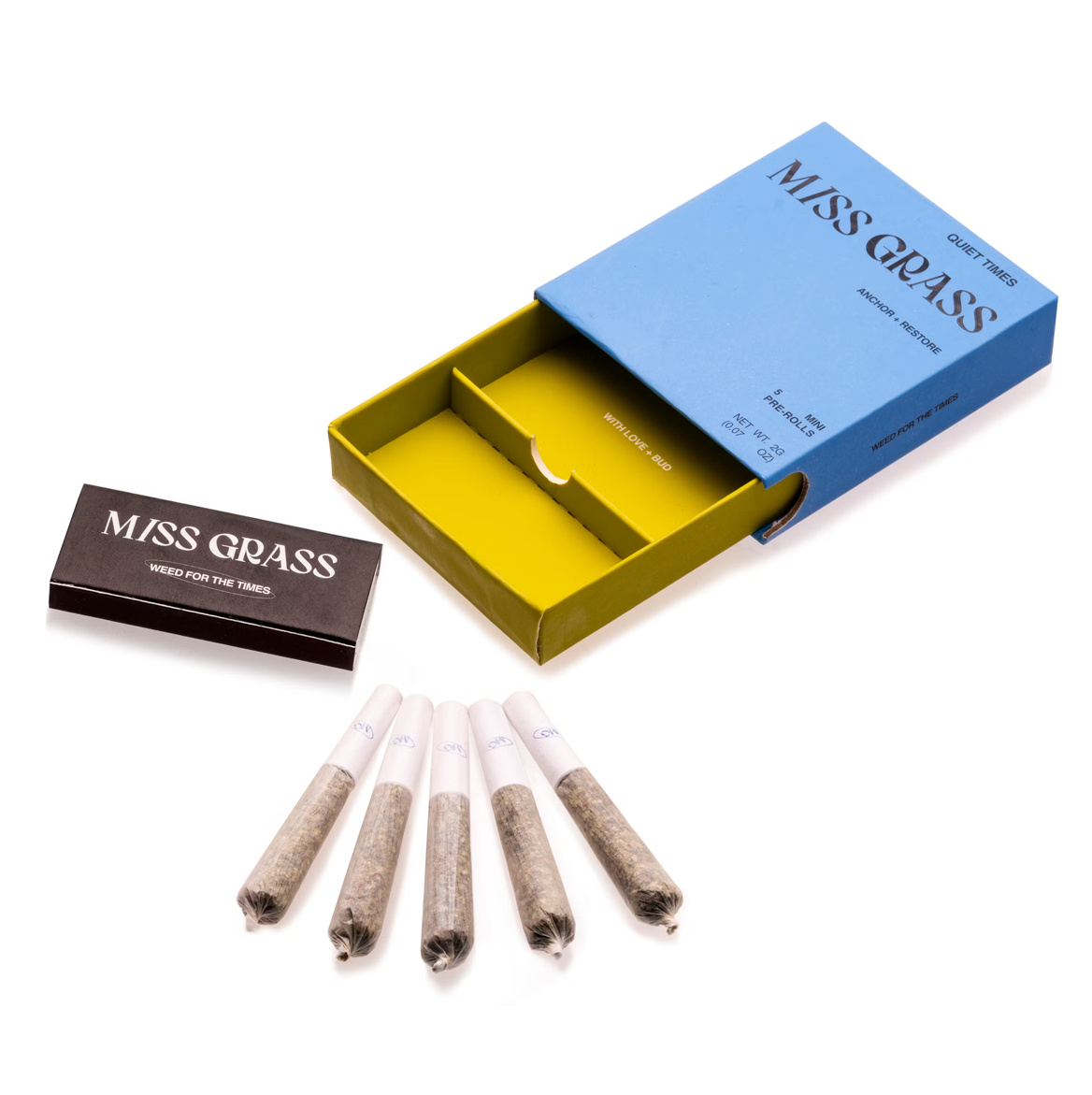 Miss Grass | Quiet Times - Chem D | Minis Pre-roll - 2g (5 Pack)