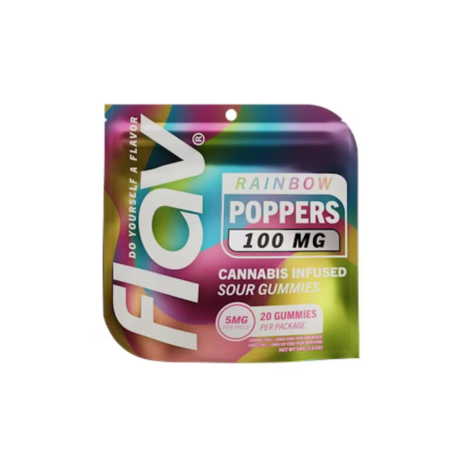 FLAV | Rainbow Belts | Resin Candy Belt Gummy - 100 mg