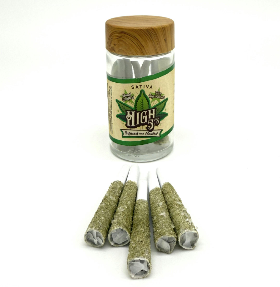 High 5's | Blue Dream X Chem Spill X Pineapple | Infused Pre-roll - 4 g (5pk)