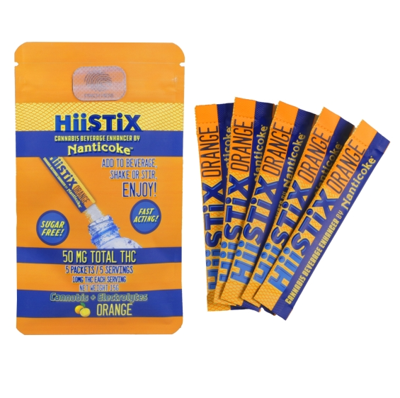 HiiSTiX | Orange | Beverage Enhancer - 50 mg - 5 Pack