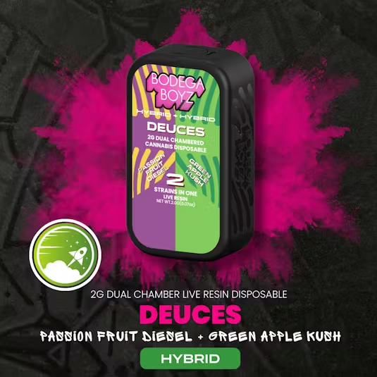 Bodega Boyz | Passion Fruit X Green Apple Kush | Dual Chamber AIO - 2 g