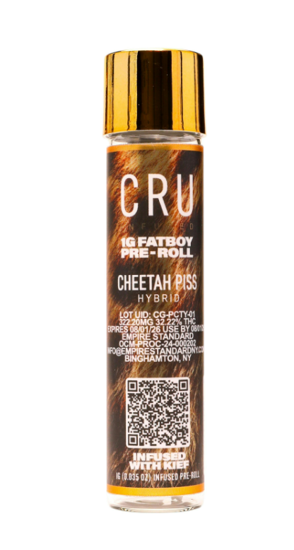 CHEETAH PISS | INFUSED W/KEIF PRE-ROLL - 3 G  (6 PACK)