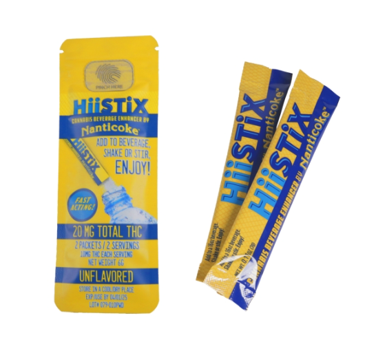 HIISTIX | UNFLAVOURED | BEVERAGE ENHANCER - 20 MG - 2 PACK