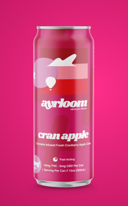 Ayrloom UP | Cran Apple | Beverage | 12oz - 10 mg