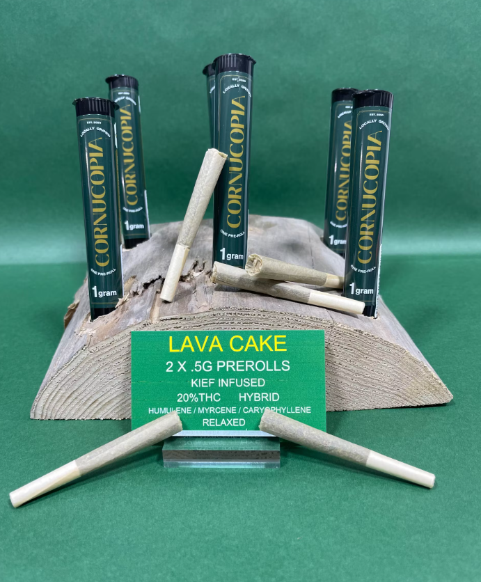 Cornucopia | Lava Cake Dogwalker | Keif Pre-roll - 1g - (2pk)