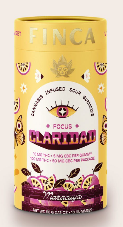 Claridad Passion Fruit | Focus Gummies - 100mg (10Packs)