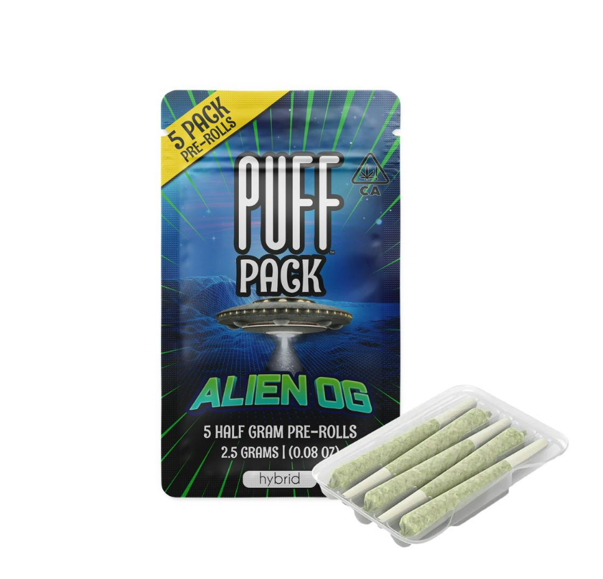 PUFF | Alien OG - Hybrid | Preroll | 2.5gm