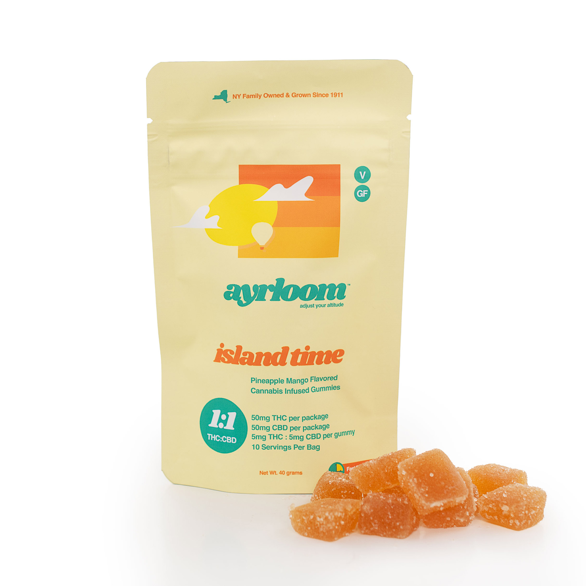 Island Time - Pineapple Mango 2:1 (THC:CBD) - 100 mg