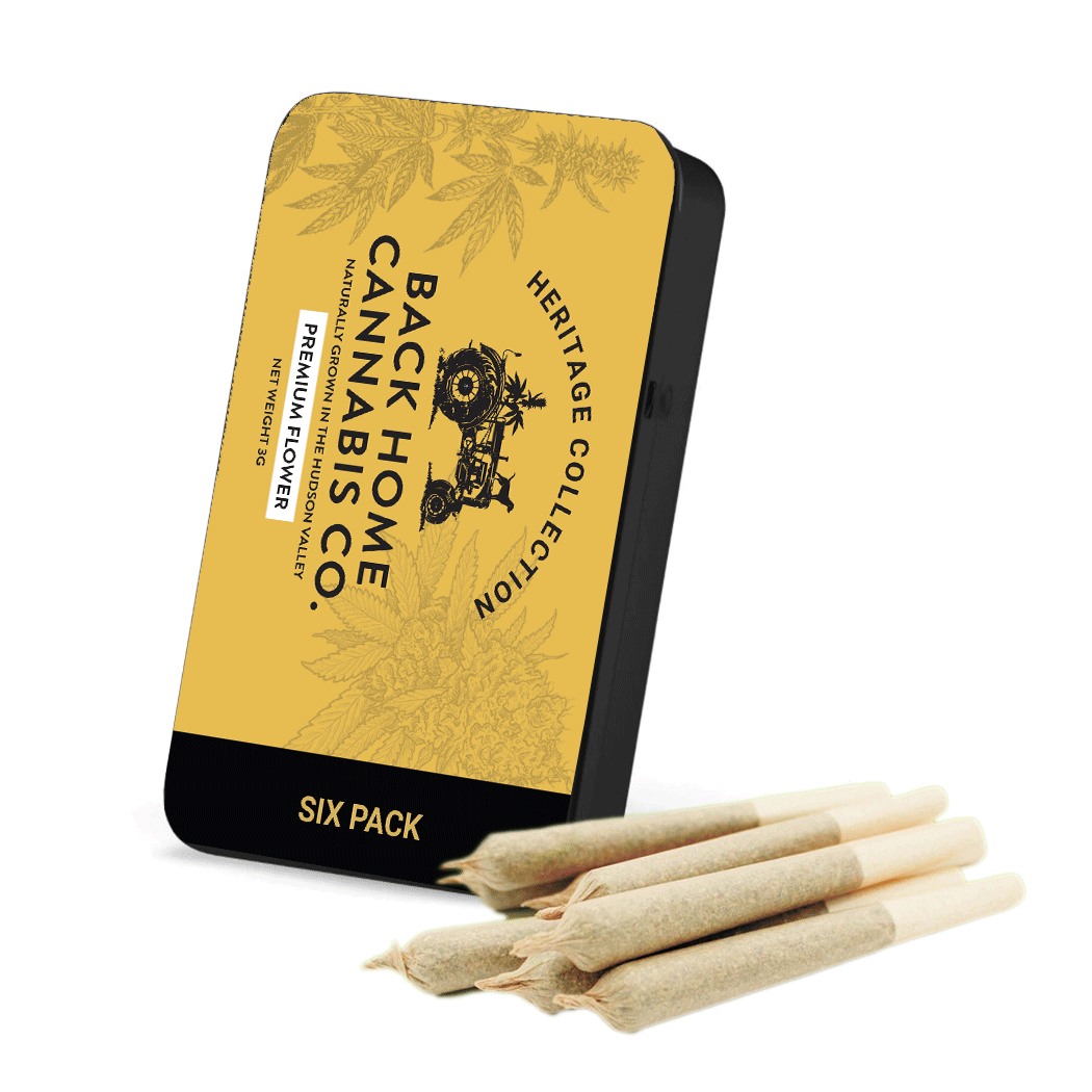 Back Home Cannabis Co. | Maui Wowie | Pre-Roll | 6 Pack - 3 g