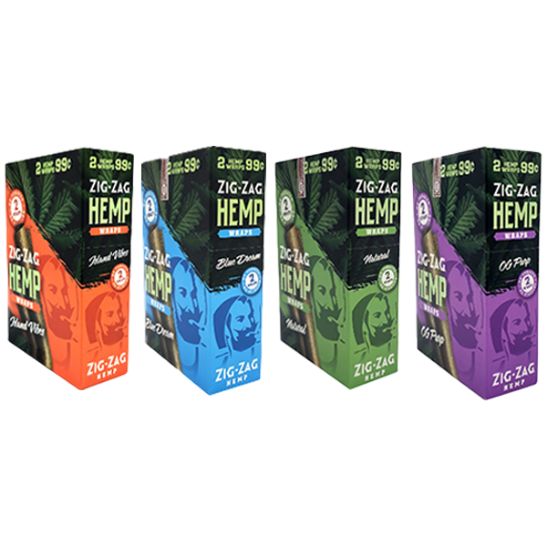 ZIG ZAG - HEMP WRAPS - ASSORTED