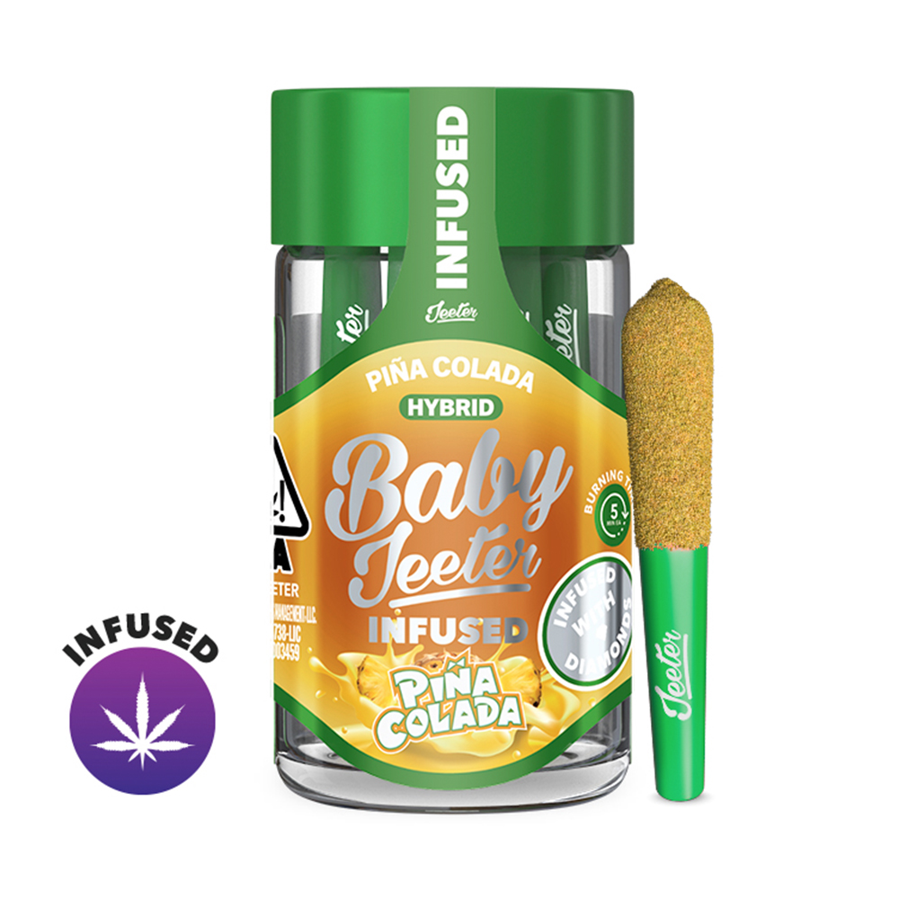 Pina Colada /5pk) Baby Jeeter Infused Preroll[H]