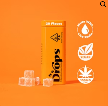 Orange   Thc Bomb (20pc/100mg) Live Rosin Gummies [S]